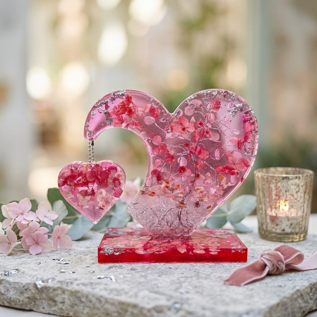 Cherry Blossom Heart Keepsake