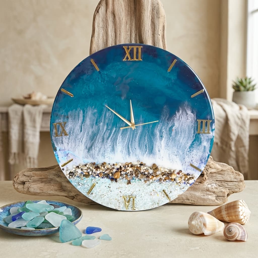 Ocean's Edge Coastal Clock