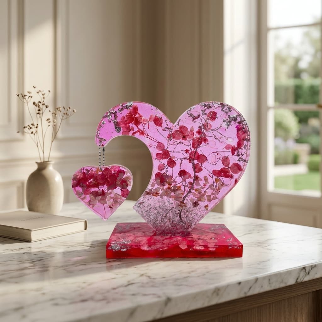 Cherry Blossom Heart Keepsake