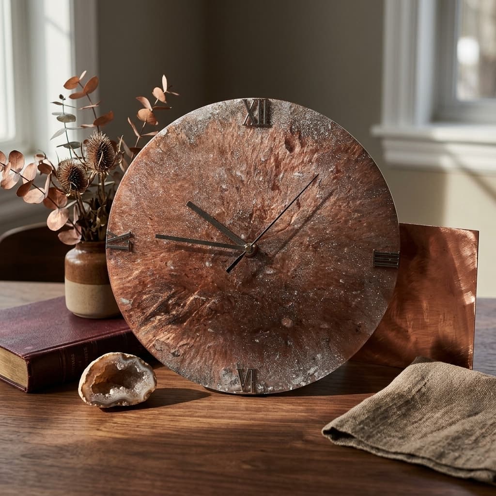 Lunar Eclipse Resin Clock
